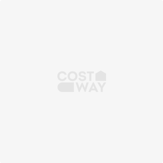 Costway Schmuckschrank mit LED-Licht Spiegelschrank abschließbarer Schrank 40  x 12,5  x 120 cm Weiß